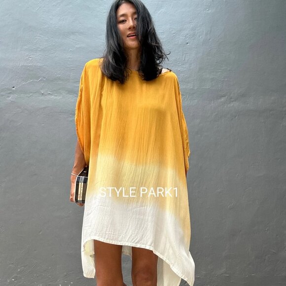 STYLE PARK JASRI DRESS in MUSTARD - ONE SIZE - BNWT - Picture 1 of 7